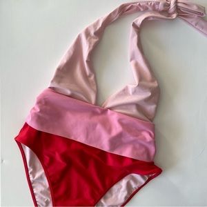 One Piece High Leg Bathing Suit